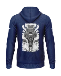 Rocket Baguette – Hoodie zippé Black & White Major Paris 2026 – Image 10