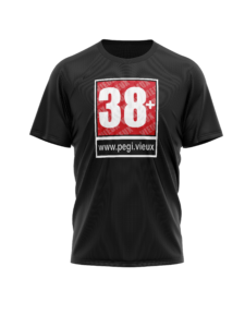 Mean Cat TV - T-shirt Pegi 38 – Image 3