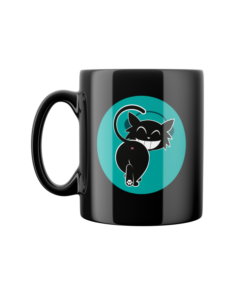 Mean Cat TV - Mug Q du chat – Image 2