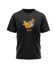 Croissant Strike – T-shirt Poulet – Image 3