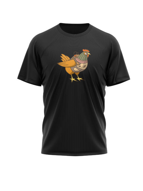 Croissant Strike – T-shirt Poulet – Image 3