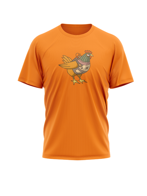 Croissant Strike – T-shirt Poulet – Image 1