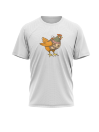 Croissant Strike – T-shirt Poulet – Image 2