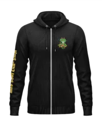 Mean Cat TV – Hoodie zippé Chat’nron
