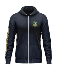 Mean Cat TV – Hoodie zippé Chat’nron – Image 2
