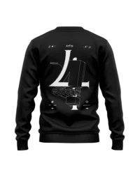 4eSport – Sweat Brodé Black – Image 3