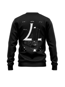 4eSport – Sweat Brodé Black – Image 3