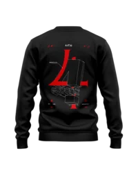 4eSport – Sweat Brodé Black – Image 4