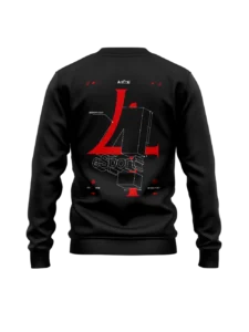 4eSport – Sweat Brodé Black – Image 4